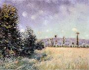 Alfred Sisley Sahurs Meadows in the Morning Sun oil painting reproduction